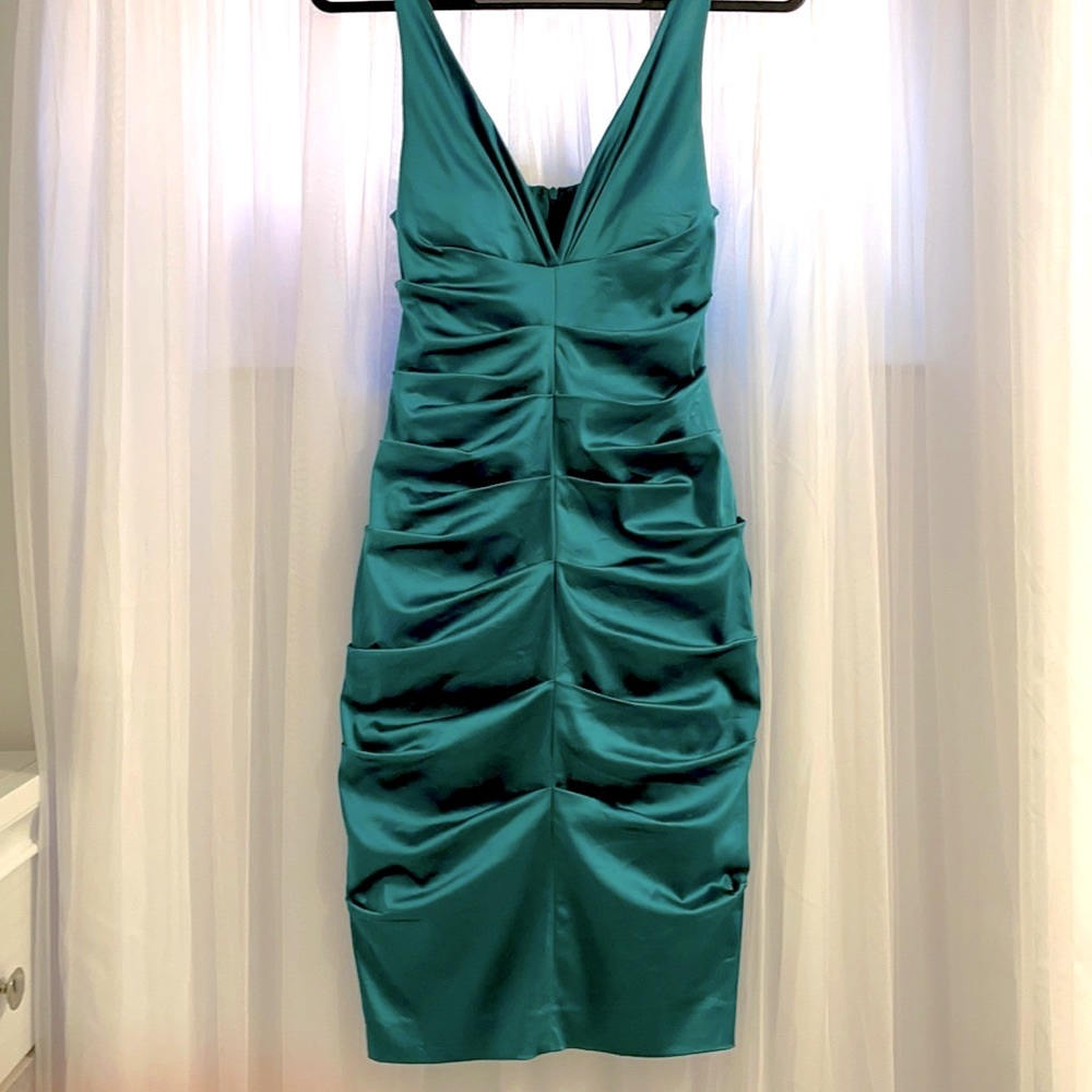 Nicole Miller, Teal, Size 4